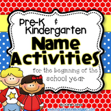 Name Activities for the beginning of the school year