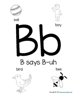 Kindergarten Phonics (B) by Robert Phippard | TPT