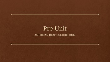 Preview of Pre Language Quiz