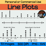 Pre Made Line Plots (Ready to Go Charts and Templates) - Clipart