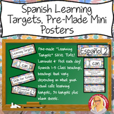 Pre-Made Spanish Class Learning Targets