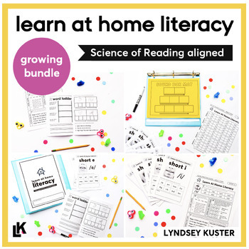 Preview of Summer Literacy Practice - Send Home Packet - Science of Reading
