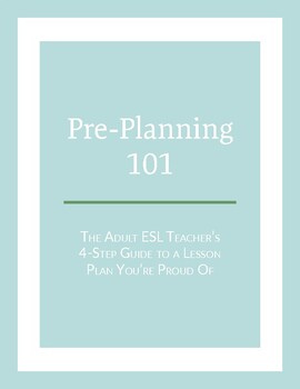 Preview of Pre-Planning 101