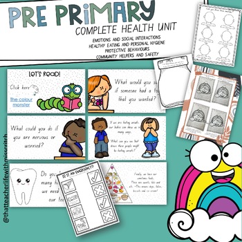 Preview of Pre Primary Foundation Health Unit *Australian Curriculum aligned*