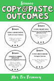 Pre Primary Quick Copy & Paste Science Outcomes