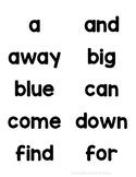 Pre Primer Dolch Sight Words