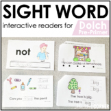 Pre-Primer Dolch Sight Word Books | Printable Dolch Sight 