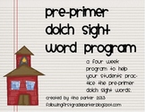 Pre-Primer Dolch Sight Word Program