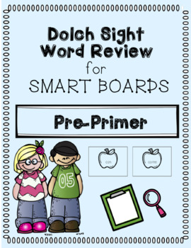 Preview of Pre-Primer Dolch Sight Word Review EDITABLE Notebook