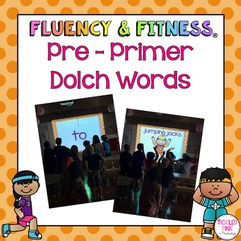 Preview of Dolch Pre-Primer Sight Words Fluency & Fitness® Brain Breaks