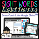 Pre-Primer Sight Word Activities Google Slides & BOOM CARD