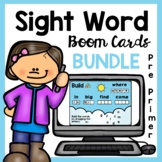 Pre-Primer Sight Word Activities Boom Cards Bundle