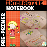 Sight Word Interactive Notebook Bundle: Pre-Primer