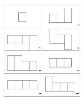 Pre-Primer Sight Word Shape Boxes by Dara Whiteside | TpT