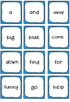 Pre-K Sight Words Bingo by Nomadic Bee | TPT