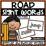 Pre-Primer Sight Words Road Letters Center