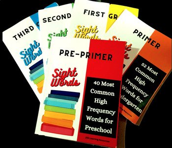 Preview of Pre-Primer - Third Grade Sight Words (BUNDLE)