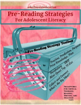 Preview of Pre-Reading Strategies Building Adolescent Critical Literacy