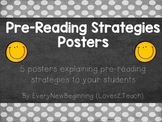 Pre-Reading Strategy Posters for your RLA  (Reading/Langua