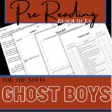 Pre Reading for novel Ghost Boys by Jewell Parker Rhodes 