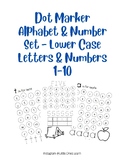 Pre School & Kinder Dot Market ABC PLUS Numbers