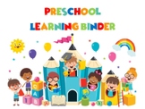 Pre School Learning Binder - Busy Binder, Toddler/Prek lea