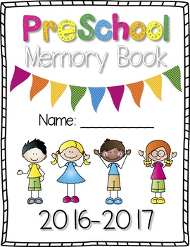 Pre-School Memory Book by Poppin' Primary | Teachers Pay Teachers