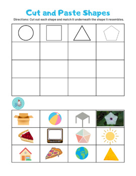 Preview of Pre-School Shapes Matching