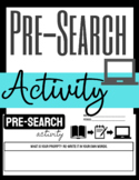 Pre-Search Activity