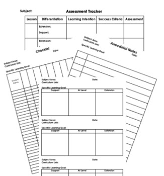 Preview of Pre-Service Teacher Assessment Book *Editable*