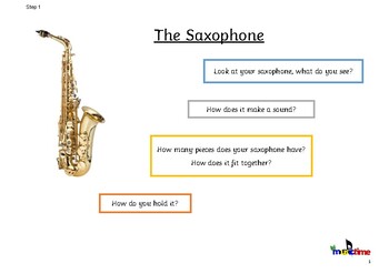 Preview of Pre-Tutor Book- Saxophone (2x 30min lessons)