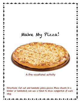 Preview of Pre-Vocational Pizza Making Task Box