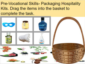 Preview of Pre-Vocational Skills- Hospitality Kits (Assemble, Accuracy, Disassemble)