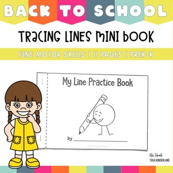 Preview of Pre-Writing Tracing Lines Mini Book