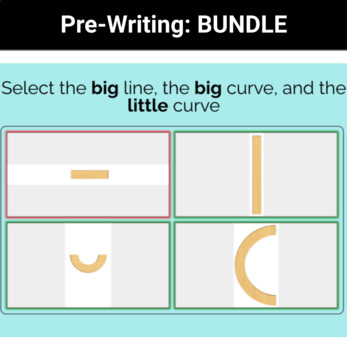 Preview of Pre-Writing Bundle: 4 BOOM Decks