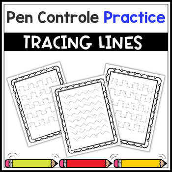 Preview of Pen control Pre-Writing Fine Motor Skills Activity(digital resource)