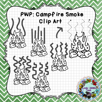 camp fire smoke clip art