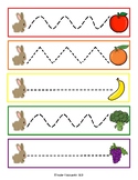 Pre-Writing Stroke Lines - Fruits & Vegetables