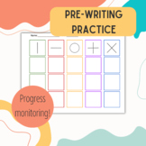 Pre Writing Stroke Worksheet/Progress Monitor
