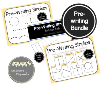 Preview of Pre-Writing Strokes Bundle