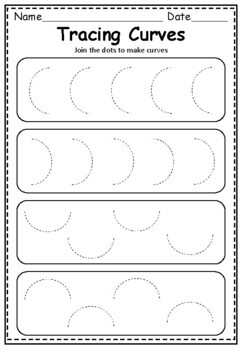 pre writing strokes lines curves kindergarten by little viva s preschool