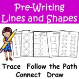 Pre-Writing Strokes Lines and Shapes NO PREP - Preschool P