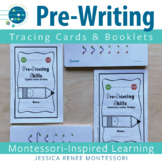 Pre-Writing Tracing Cards and Booklets Bundle: Uppercase a