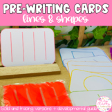 Pre-Writing Tracing and Copy Cards | Shapes and Lines