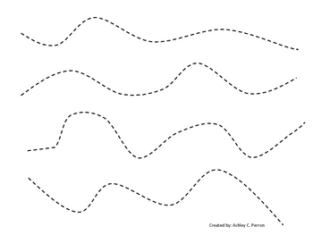 Pre-Writing Workout--tracing practice by Early Childhood Sprinkles