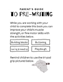 Pre-Writing Worksheet Bundle