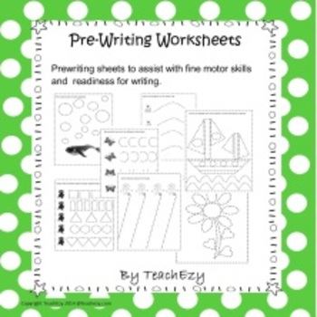 Pre-Writing Worksheets by TeachEzy | Teachers Pay Teachers