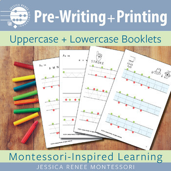 Preview of Pre-Writing and Printing Skills Activities: Letter Formation Practice Sheets