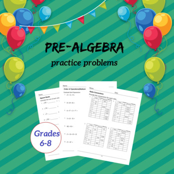 Preview of Pre-algebra Practice Problems