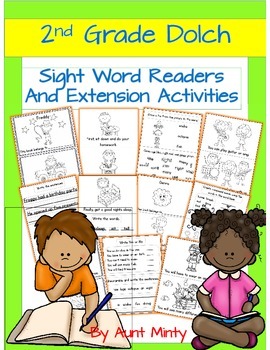Preview of 2nd Grade Sight Word Readers 10 Books (Sight Word Practice)
